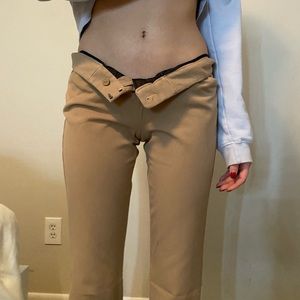 low rise express pants
